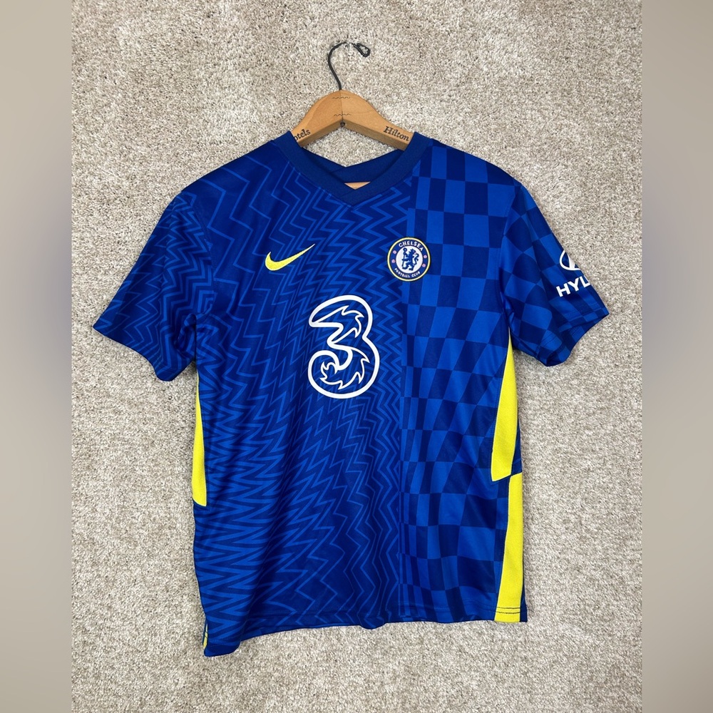 Chelsea Football Shirt 2021/22 Nike Vintage Soccer Jersey Boys Size 26